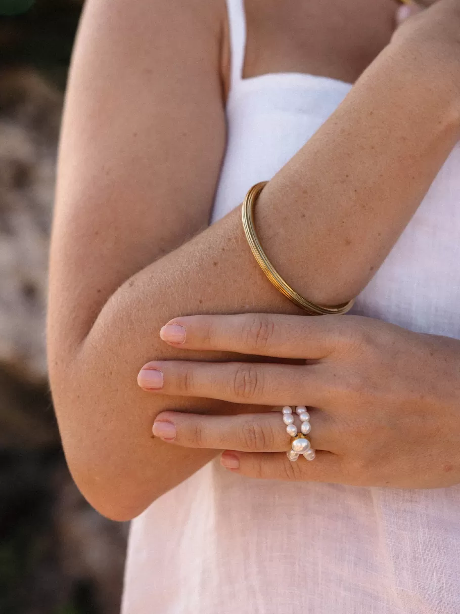 PURELEI Graceful Pearl Ring< Ringe