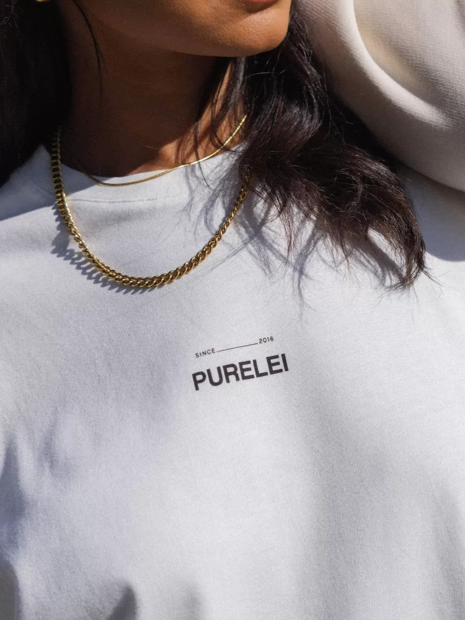 PURELEI T-shirt Feeling Pure White< T-shirts