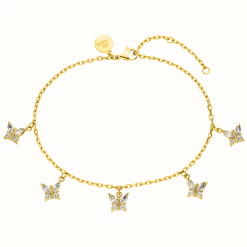 PURELEI Fußkettchen<Butterfly Fußkettchen
