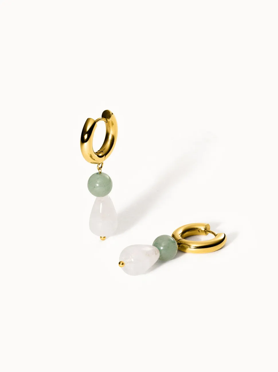 PURELEI Ohrringe<Clear Quartz Drop Ohrringe