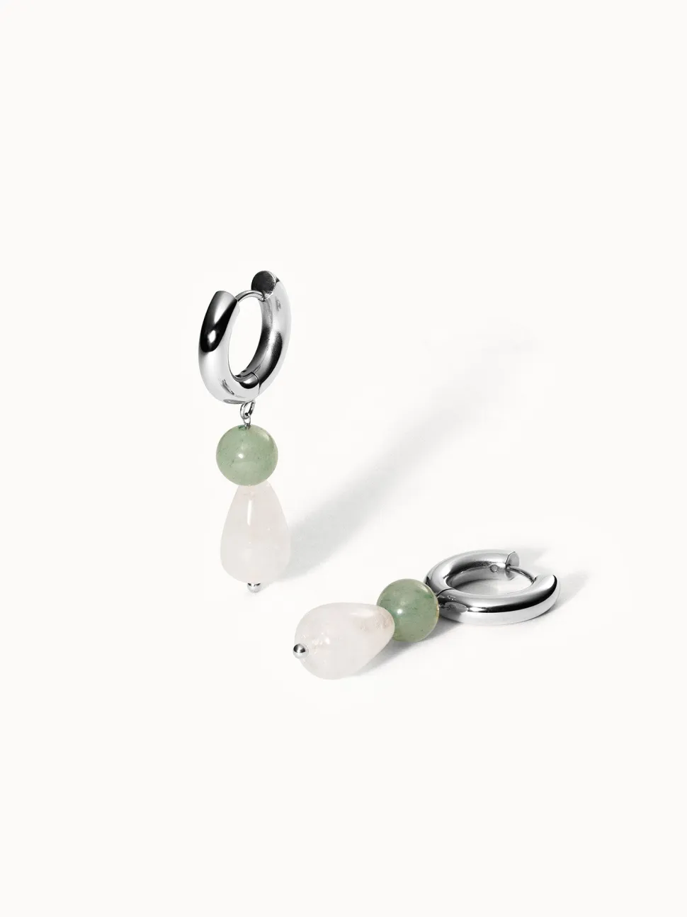 PURELEI Ohrringe<Clear Quartz Drop Ohrringe