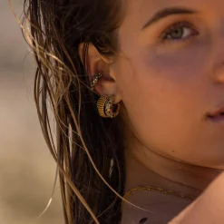 PURELEI Earcuffs<Colorful Glitter Earcuff