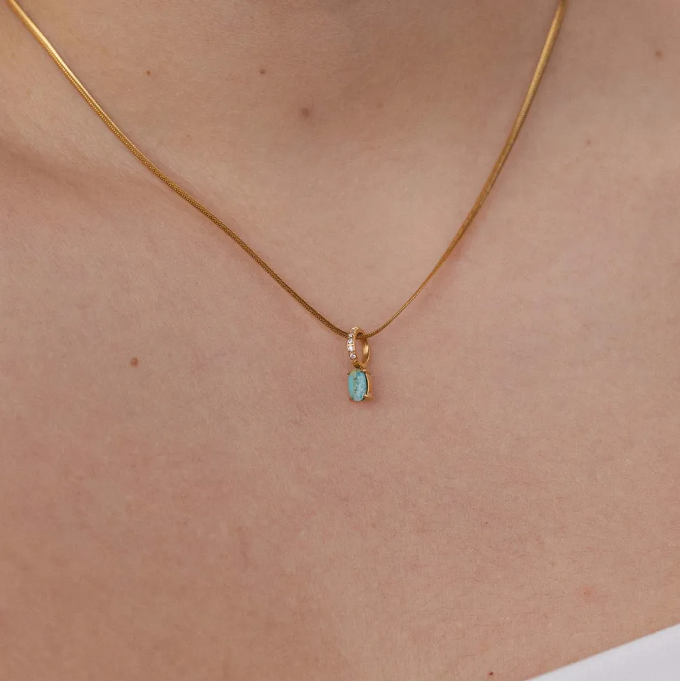PURELEI Charms<Geburtsstein Dezember Türkis