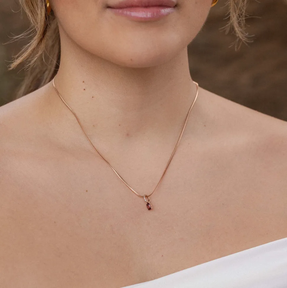 PURELEI Charms<Geburtsstein Januar Granat