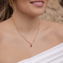 PURELEI Charms<Geburtsstein Januar Granat