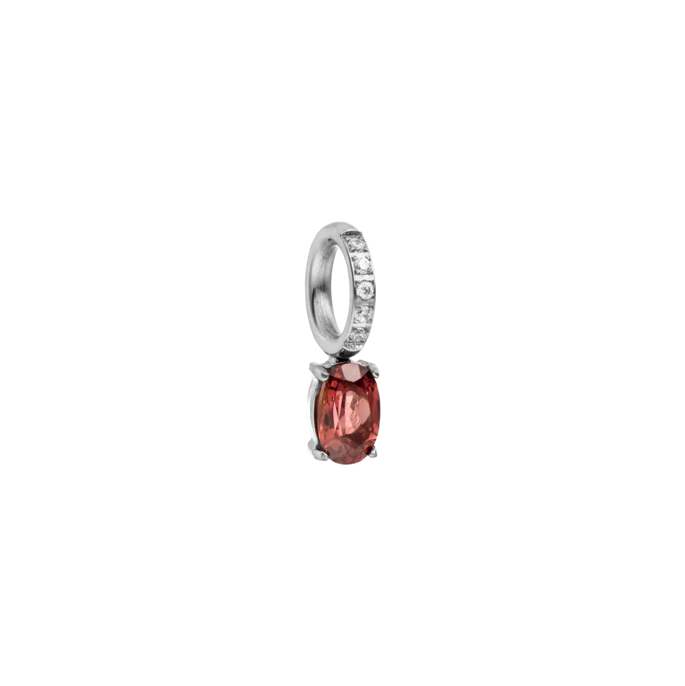 PURELEI Charms<Geburtsstein Januar Granat