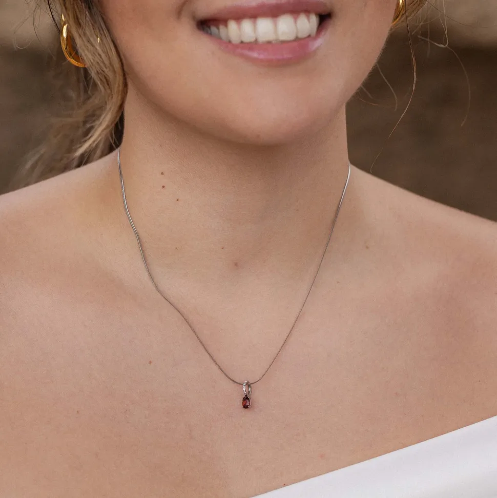 PURELEI Charms<Geburtsstein Januar Granat