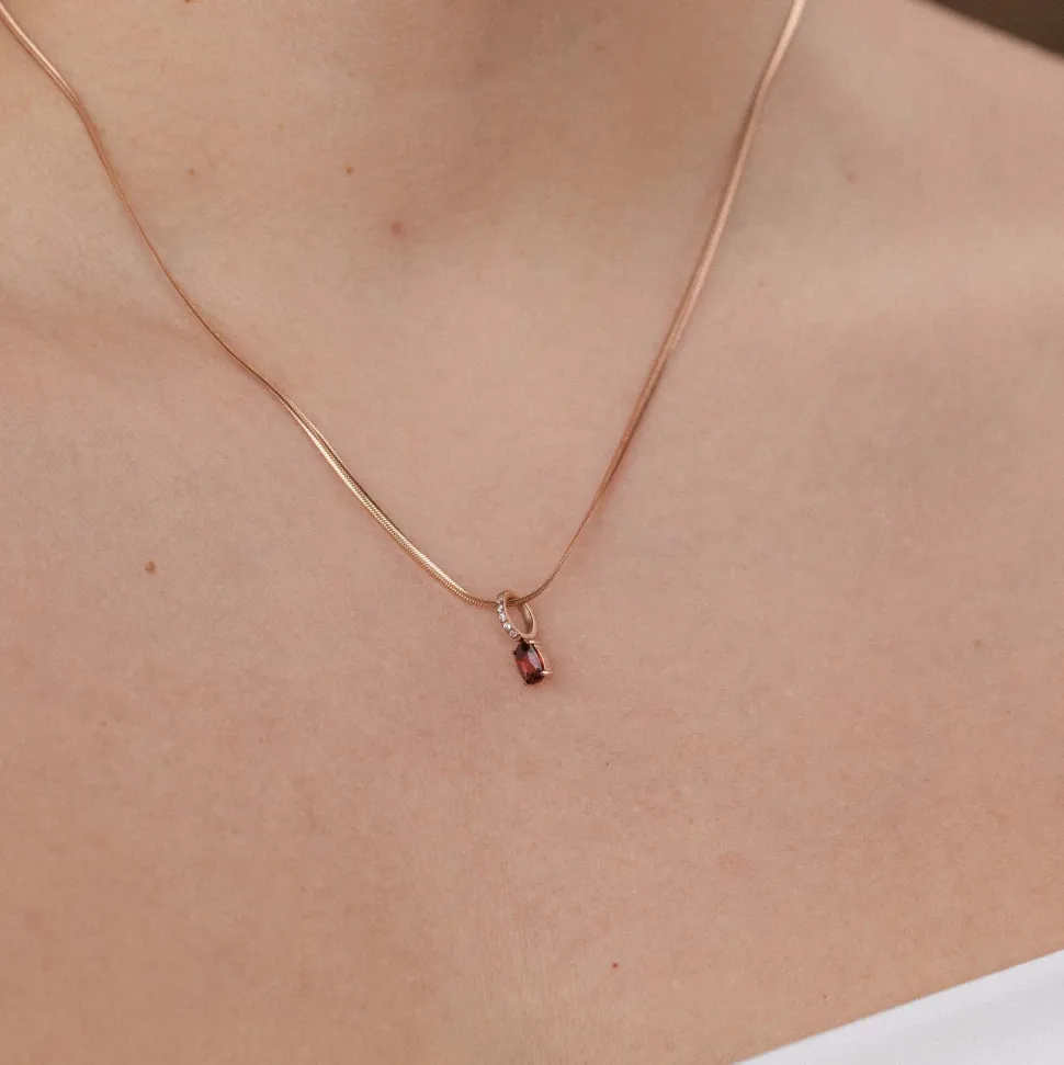 PURELEI Charms<Geburtsstein Januar Granat