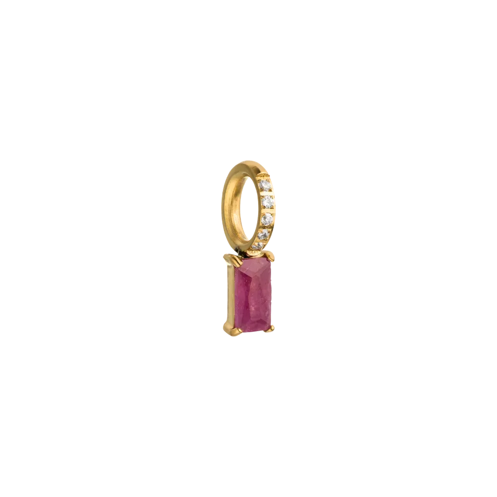 PURELEI Charms<Geburtsstein Juli Rubin