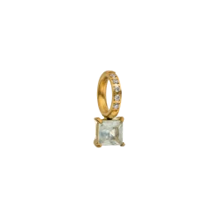 PURELEI Charms<Geburtsstein März Aquamarin