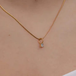 PURELEI Charms<Geburtsstein März Aquamarin