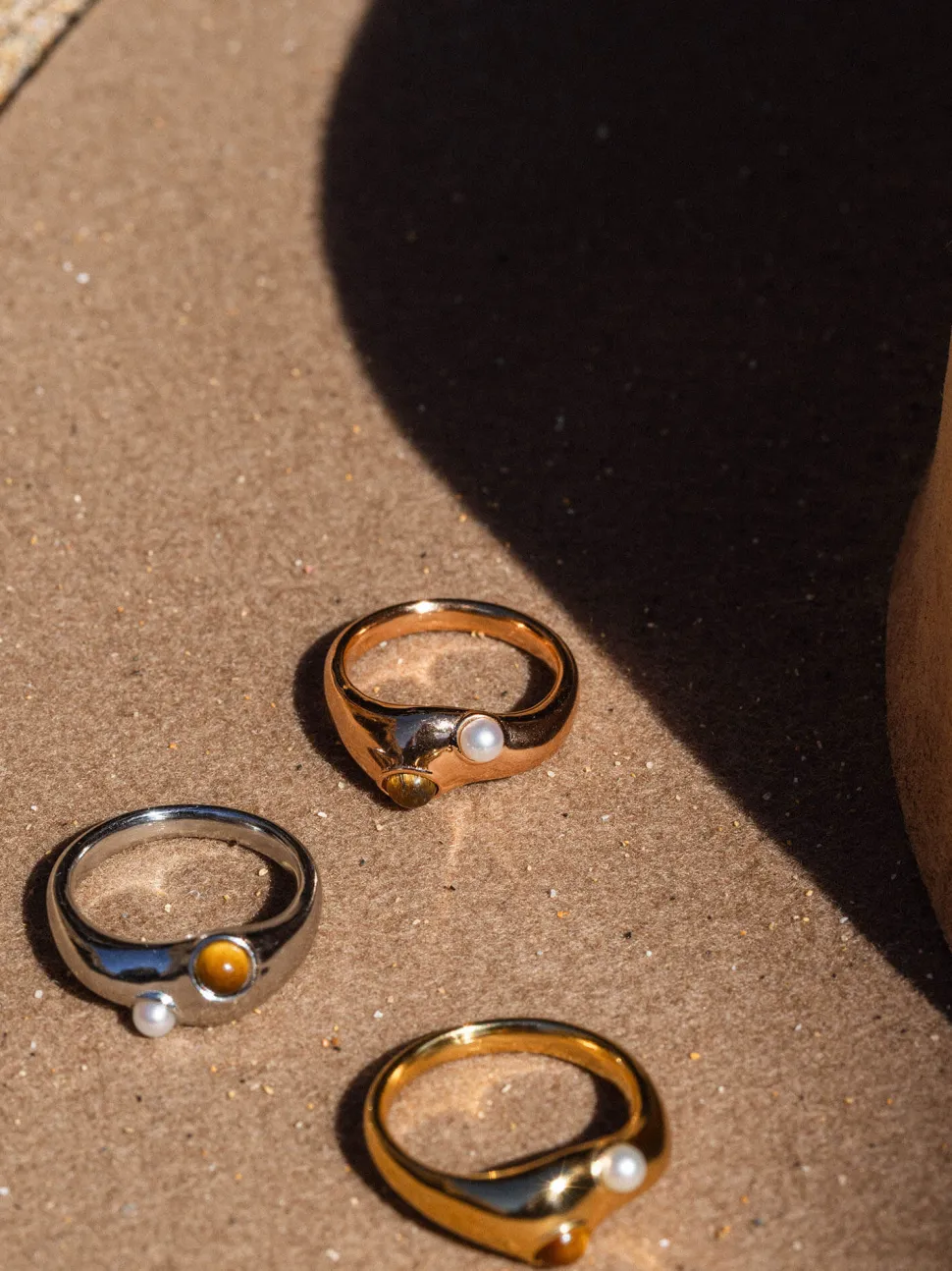 PURELEI Ringe<Golden Gaze Ring