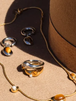 PURELEI Ringe<Golden Gaze Ring