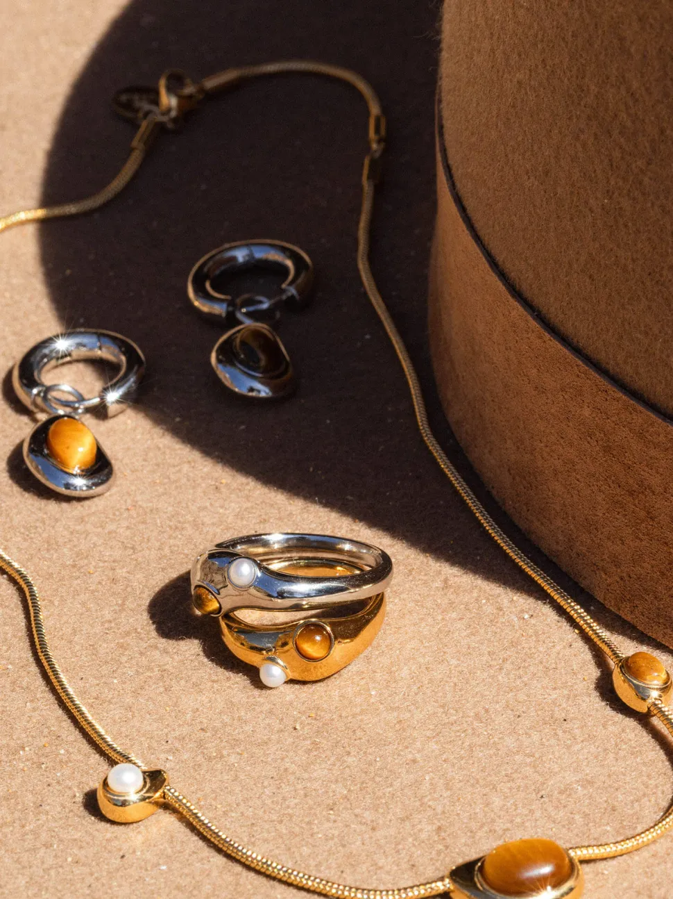 PURELEI Ringe<Golden Gaze Ring
