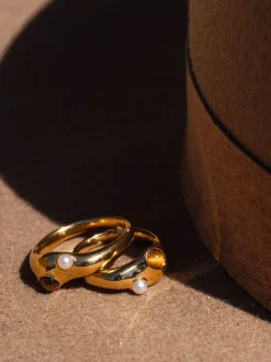 PURELEI Ringe<Golden Gaze Ring