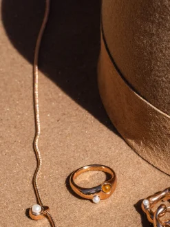 PURELEI Ringe<Golden Gaze Ring