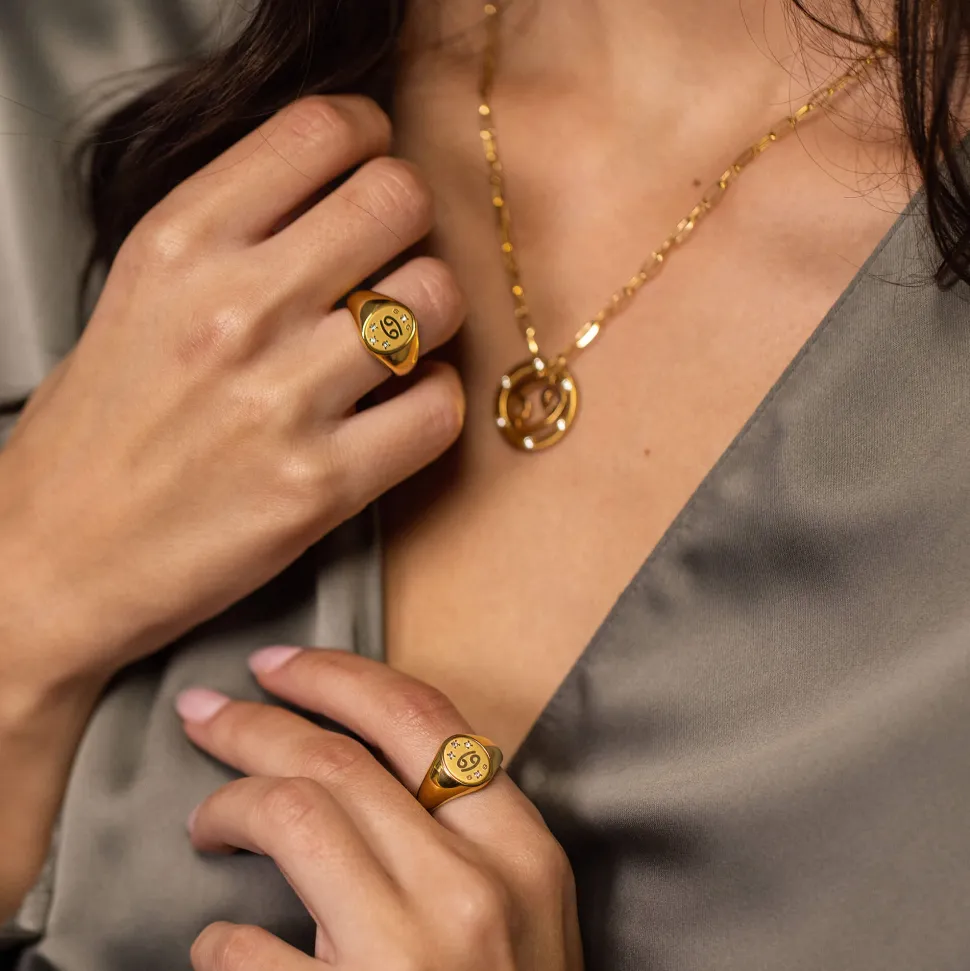 PURELEI Ringe<Krebs Zodiac Ring