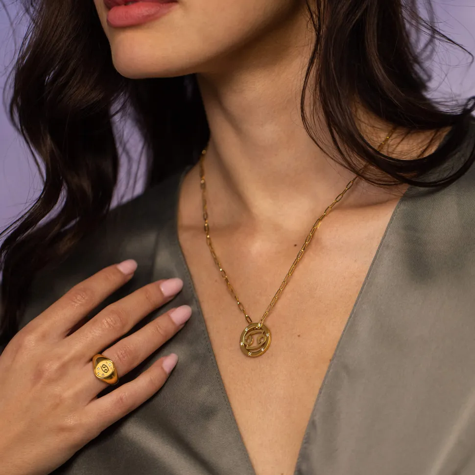 PURELEI Ringe<Krebs Zodiac Ring