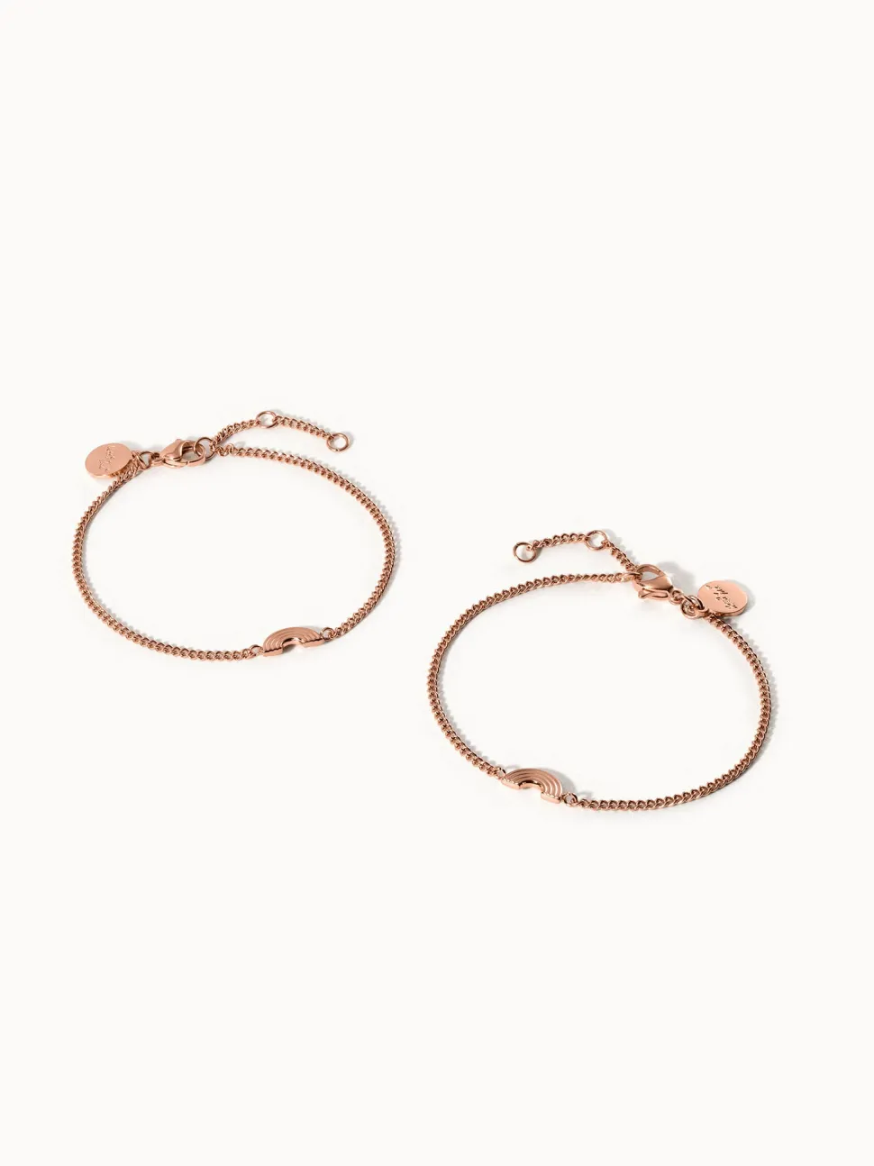 PURELEI Sets<Rainbow Love Armband Set