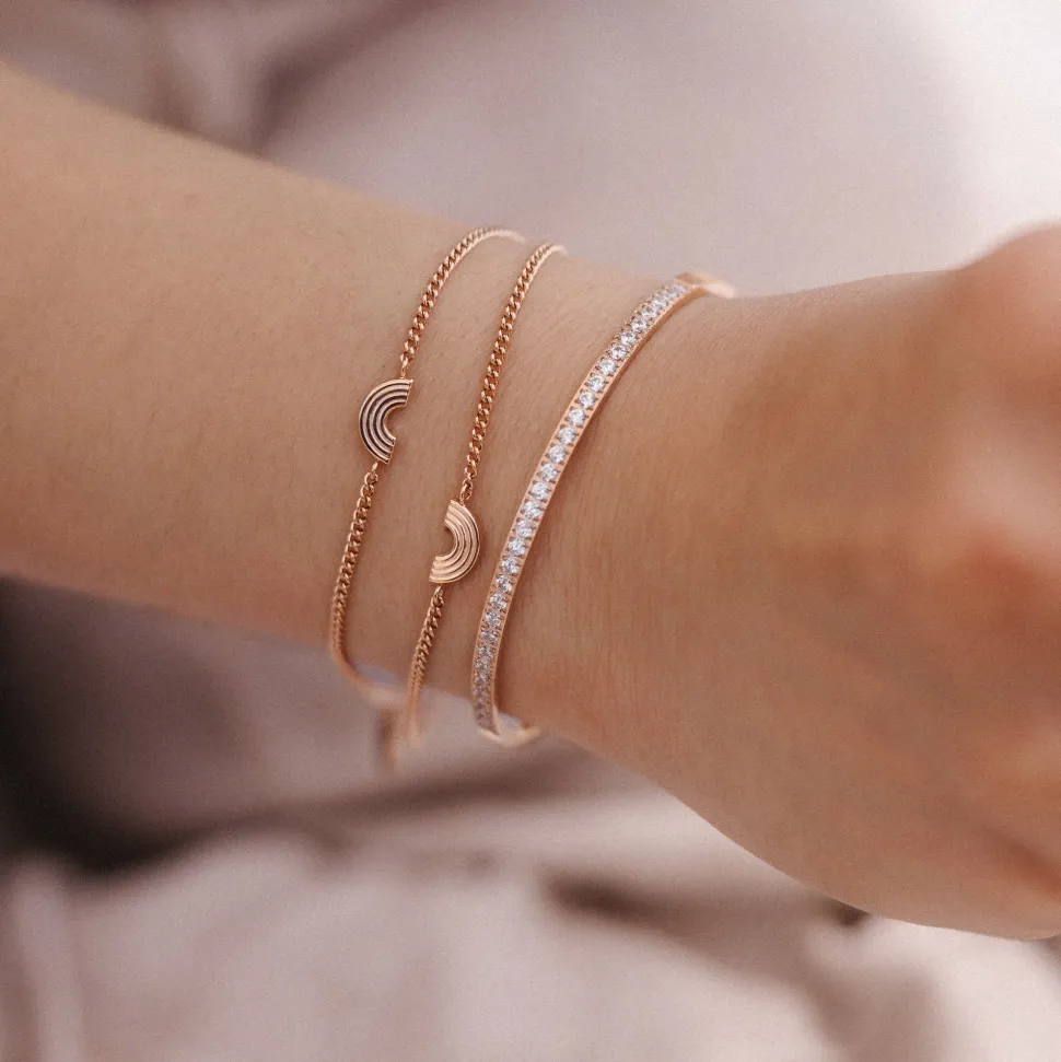 PURELEI Sets<Rainbow Love Armband Set