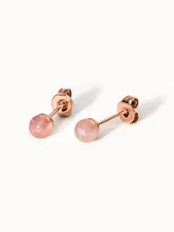 PURELEI Ohrringe<Rose Quartz Ohrringe