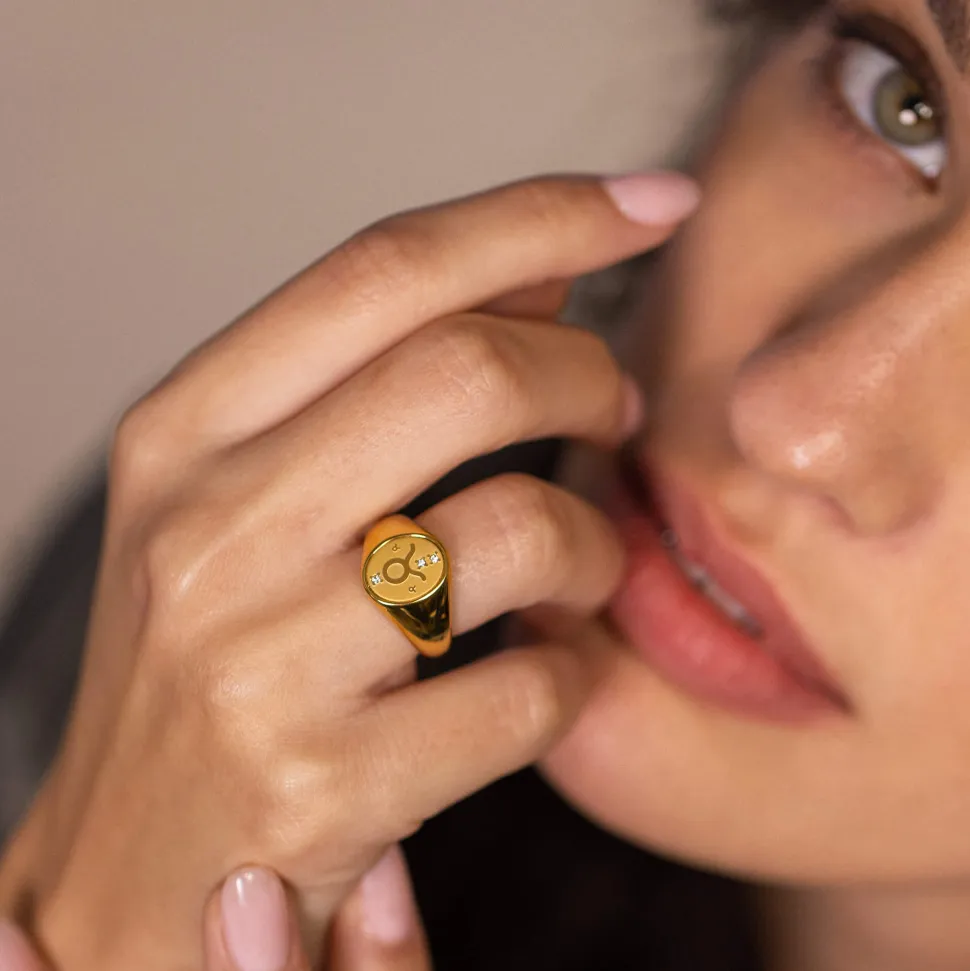 PURELEI Ringe<Stier Zodiac Ring
