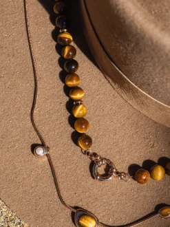 PURELEI Ketten<Tiger's Eye Charm Kette