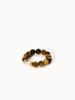 PURELEI Ringe<Tiger‘s Eye Pearl Ring