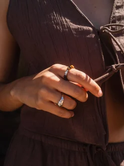 PURELEI Ringe<Tiger‘s Eye Pearl Ring