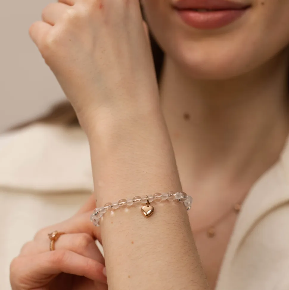 PURELEI Armbänder<White Heart Armband